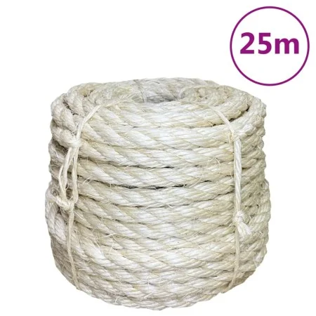 Cuerda 100% sisal 14 mm 25 m de vidaXL, Sogas y cuerdas metálicas - Ref: Foro24-155031, Precio: 36,94 €, Descuento: %