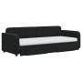Sofá cama nido con cajones terciopelo negro 80x200 cm de vidaXL, Camas y somieres - Ref: Foro24-3196998, Precio: 483,32 €, De...
