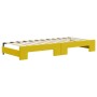 Sofá cama nido con cajones terciopelo amarillo 80x200 cm de vidaXL, Camas y somieres - Ref: Foro24-3196999, Precio: 447,30 €,...