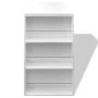 High gloss white kitchen table with bottle shelves by vidaXL, Kitchen and dining tables - Ref: Foro24-240820, Price: 144,43 €...