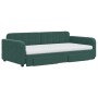 Sofá cama nido con cajones terciopelo verde oscuro 100x200 cm de vidaXL, Camas y somieres - Ref: Foro24-3197010, Precio: 474,...