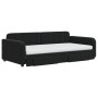 Sofá cama nido con cajones terciopelo negro 100x200 cm de vidaXL, Camas y somieres - Ref: Foro24-3197012, Precio: 489,59 €, D...