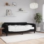 Sofá cama con colchón terciopelo negro 90x190 cm de vidaXL, Camas y somieres - Ref: Foro24-3197054, Precio: 304,84 €, Descuen...