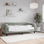 Sofá cama con colchón terciopelo gris claro 90x190 cm de vidaXL, Camas y somieres - Ref: Foro24-3197052, Precio: 300,98 €, De...