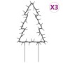 Árbol de Navidad lde uces con estacas 3 uds 50 LED 30 cm de vidaXL, Luces de Navidad - Ref: Foro24-357720, Precio: 18,10 €, D...