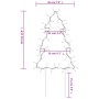 Árbol de Navidad lde uces con estacas 3 uds 50 LED 30 cm de vidaXL, Luces de Navidad - Ref: Foro24-357720, Precio: 18,10 €, D...