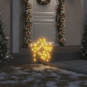 Estrella de luz decorativa Navidad con estacas 50 LED 29 cm de vidaXL, Luces de Navidad - Ref: Foro24-357726, Precio: 32,09 €...