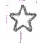Estrella de luz decorativa Navidad con estacas 50 LED 29 cm de vidaXL, Luces de Navidad - Ref: Foro24-357726, Precio: 32,09 €...