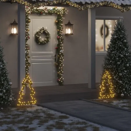 Árbol de Navidad luces decorativas con estacas 80 LED 60 cm de vidaXL, Luces de Navidad - Ref: Foro24-357728, Precio: 18,21 €...