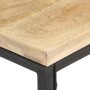 Mesa auxiliar de madera maciza de mango 40x40x35 cm en Mesas auxiliares | Comprar online en Foru.es