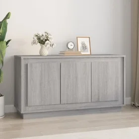 Aparador madera contrachapada gris Sonoma 102x35x55 cm de vidaXL, Aparadores - Ref: Foro24-831891, Precio: 111,17 €, Descuent...