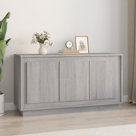 Aparador madera contrachapada gris Sonoma 102x35x55 cm de vidaXL, Aparadores - Ref: Foro24-831891, Precio: 104,19 €, Descuent...
