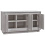 Aparador madera contrachapada gris Sonoma 102x35x55 cm de vidaXL, Aparadores - Ref: Foro24-831891, Precio: 104,19 €, Descuent...