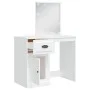Tocador con luces LED blanco 90x42x132,5 cm de vidaXL, Tocadores para dormitorios - Ref: Foro24-834970, Precio: 103,29 €, Des...