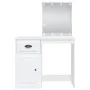 Tocador con luces LED blanco 90x42x132,5 cm de vidaXL, Tocadores para dormitorios - Ref: Foro24-834970, Precio: 103,29 €, Des...