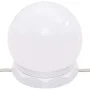 Tocador con luces LED blanco 90x42x132,5 cm de vidaXL, Tocadores para dormitorios - Ref: Foro24-834970, Precio: 103,29 €, Des...