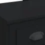Dressing table with LED lights black 90x42x132.5 cm by vidaXL, Bedroom Dressers - Ref: Foro24-834971, Price: 75,24 €, Discoun...