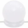 Tocador con luces LED negro 90x42x132,5 cm de vidaXL, Tocadores para dormitorios - Ref: Foro24-834971, Precio: 75,24 €, Descu...