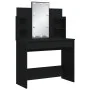Tocador con luces LED negro 96x40x142 cm de vidaXL, Tocadores para dormitorios - Ref: Foro24-837893, Precio: 107,62 €, Descue...