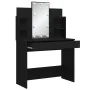 Tocador con luces LED negro 96x40x142 cm de vidaXL, Tocadores para dormitorios - Ref: Foro24-837893, Precio: 107,62 €, Descue...