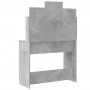 Tocador con luces LED gris hormigón 96x40x142 cm de vidaXL, Tocadores para dormitorios - Ref: Foro24-837895, Precio: 108,40 €...