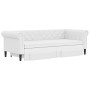 Sofá cama nido con cajones cuero sintético blanco 90x200 cm de vidaXL, Camas y somieres - Ref: Foro24-3197736, Precio: 518,42...