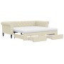 Sofá cama nido con cajones cuero sintético crema 90x200 cm de vidaXL, Camas y somieres - Ref: Foro24-3197737, Precio: 502,86 ...