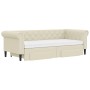 Sofá cama nido con cajones cuero sintético crema 90x200 cm de vidaXL, Camas y somieres - Ref: Foro24-3197737, Precio: 502,86 ...