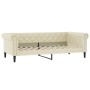 Sofá cama nido con cajones cuero sintético crema 90x200 cm de vidaXL, Camas y somieres - Ref: Foro24-3197737, Precio: 502,86 ...