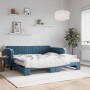 Sofá cama nido con colchón terciopelo azul 100x200 cm de vidaXL, Camas y somieres - Ref: Foro24-3197093, Precio: 428,38 €, De...