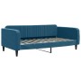 Sofá cama nido con colchón terciopelo azul 100x200 cm de vidaXL, Camas y somieres - Ref: Foro24-3197093, Precio: 428,38 €, De...