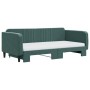 Sofá cama nido con colchón terciopelo verde oscuro 100x200 cm de vidaXL, Camas y somieres - Ref: Foro24-3197096, Precio: 423,...