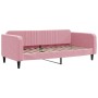 Sofá cama nido con colchón terciopelo rosa 100x200 cm de vidaXL, Camas y somieres - Ref: Foro24-3197097, Precio: 438,27 €, De...