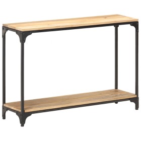 Mesa consola de madera maciza de mango 110x30x75 cm en Mesas auxiliares | Comprar online en Foru.es