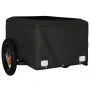 Remolque para bicicleta hierro negro y amarillo 30 kg de vidaXL, Remolques para bicicletas - Ref: Foro24-94078, Precio: 65,80...