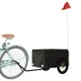 Remolque para bicicleta hierro negro 30 kg de vidaXL, Remolques para bicicletas - Ref: Foro24-94080, Precio: 81,89 €, Descuen...