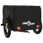 Remolque para bicicleta hierro negro 30 kg de vidaXL, Remolques para bicicletas - Ref: Foro24-94080, Precio: 81,89 €, Descuen...