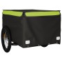 Remolque para bicicleta hierro negro y verde 45 kg de vidaXL, Remolques para bicicletas - Ref: Foro24-94095, Precio: 95,03 €,...