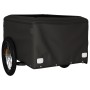 Remolque para bicicleta hierro negro y verde 45 kg de vidaXL, Remolques para bicicletas - Ref: Foro24-94095, Precio: 95,03 €,...