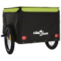 Remolque para bicicleta hierro negro y verde 45 kg de vidaXL, Remolques para bicicletas - Ref: Foro24-94095, Precio: 95,03 €,...