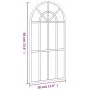 Espejo de pared arco de hierro negro 30x60 cm de vidaXL, Espejos - Ref: Foro24-358624, Precio: 48,41 €, Descuento: %