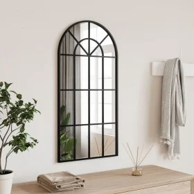 Espejo de pared arco de hierro negro 40x80 cm by vidaXL, Mirrors - Ref: Foro24-358625, Price: 61,88 €, Discount: %