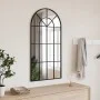 Espejo de pared arco de hierro negro 50x100 cm de vidaXL, Espejos - Ref: Foro24-358626, Precio: 76,96 €, Descuento: %