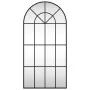 Espejo de pared arco de hierro negro 50x100 cm de vidaXL, Espejos - Ref: Foro24-358626, Precio: 76,96 €, Descuento: %