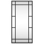 Espejo de pared rectangular de hierro negro 30x60 cm de vidaXL, Espejos - Ref: Foro24-358628, Precio: 44,03 €, Descuento: %
