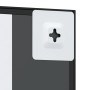 Espejo de pared rectangular de hierro negro 30x60 cm de vidaXL, Espejos - Ref: Foro24-358628, Precio: 44,03 €, Descuento: %