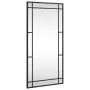 Rectangular black iron wall mirror 40x80 cm by vidaXL, Mirrors - Ref: Foro24-358629, Price: 70,02 €, Discount: %