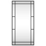 Espejo de pared rectangular de hierro negro 40x80 cm de vidaXL, Espejos - Ref: Foro24-358629, Precio: 74,43 €, Descuento: %