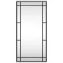 Espejo de pared rectangular de hierro negro 40x80 cm de vidaXL, Espejos - Ref: Foro24-358629, Precio: 70,02 €, Descuento: %