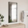 Rectangular black iron wall mirror 50x100 cm by vidaXL, Mirrors - Ref: Foro24-358630, Price: 70,08 €, Discount: %